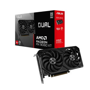 DUAL-RX9060XT-16G ASUS �O���t�B�b�N�{�[�h Dual Radeon RX 9060 XT 16GB GDDR6 DUAL-RX9060XT-16G