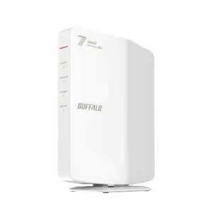 WSR3600BE4P-WH �o�b�t�@���[ BUFFALO AirStation �G�A�X�e�[�V���� Wi-Fi���[�^�[ Wi-Fi 7�i11be�j�Ή� �f���A���o���h 2882�{688Mbps �z���C�g WSR3600BE4P/WH