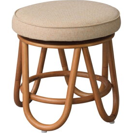 東谷モリー 回転スツール (ブラウン) (φ39.5×約H35.5)【送料無料（北海道・沖縄送料別）】