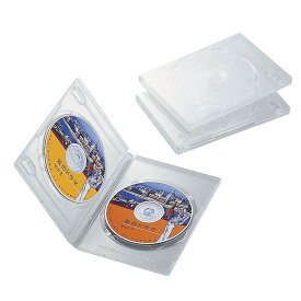 DVDトールケース 両面収納(3枚パック・クリア)エレコム株式会社