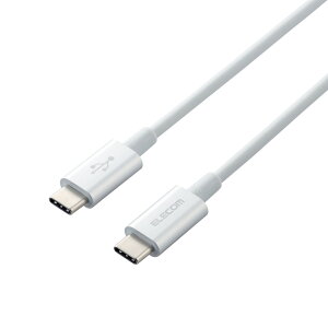 �X�}�z�E�^�u���b�g�pUSB�P�[�u��/USB(C-C)/�����ϋv/USB Power Delivery�Ή�/�F�ؕi/2.0m/�V���o�[�G���R���������
