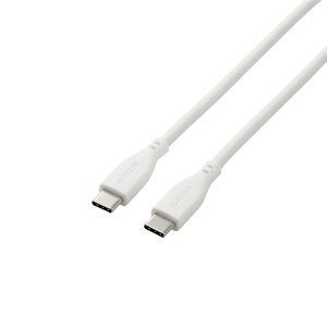 USB Type-C to USB Type-C�P�[�u��/USB Power Delivery�Ή�/�Ȃ߂炩/2.0m/�z���C�g�G���R���������