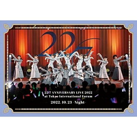 BD / 22/7 / 22/7 LIVE at 東京国際フォーラム ～ANNIVERSARY LIVE 2022～(2022.10.23 -Night-)(Blu-ray) / SRXL-412