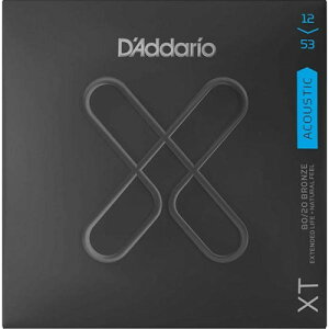 D'Addario ダダリオ アコースティックギター弦 XT コーティング弦 80/20ブロンズ Light .012-.053 XTABR1253
