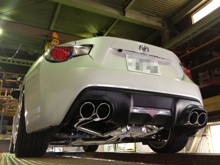 楽天市場】86（TRDバンパー）用PFSループサウンドマフラー【ステンレス 