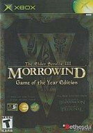 【中古】XBソフト 北米版 THE ELDER SCROLLS III MORROWIND GAME OF THE YEAR EDITION(国内使用不可)