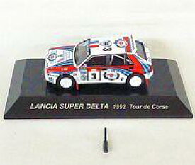 【中古】ミニカー 1/64 LANCIA SUPER DELTA 1992 Tour de Corse MARTINI #3(ホワイト×レッド×ブルー) 「ラリーカーコレクション SS.3 ランチア」