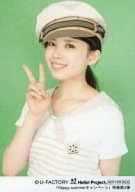 【中古】生写真(ハロプロ)/アイドル/°C-ute °C-ute/中島早貴/バストアップ・衣装白・帽子・背景緑・右手ピース/「Happy summerキャンペーン」特典第3弾