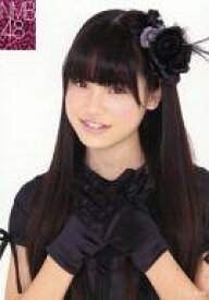 【中古】生写真(AKB48・SKE48)/アイドル/NMB48 松田栞/バストアップ・衣装黒・両手重ね/公式生写真