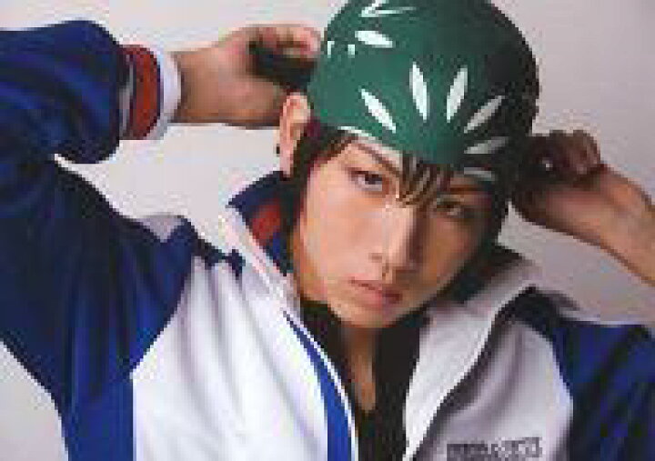 楽天市場 中古 生写真 男性 俳優 池岡亮介 海堂薫 横型 バストアップ ジャージ青 白 両手バンダナ緑 キャラクターショット ミュージカル テニスの王子様 公式生写真 ネットショップ駿河屋 楽天市場店