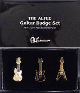 バッジ・ピンズ(男性)<br> THE ALFEE ギターバッジセット(3個セット) 1984レプリカモデル