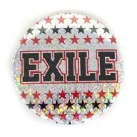 【中古】バッジ・ピンズ(男性) EXILE(文字ブラック/背景星) BIG缶バッジ 「EXILE LIVE TOUR 2015 “AMAZING WORLD”」 EXILE CAPSULE景品