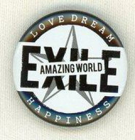 【中古】バッジ・ピンズ(男性) EXILE(縁ブラック) AMAZING WORLD 缶バッジ 「EXILE LIVE TOUR 2015 “AMAZING WORLD”」