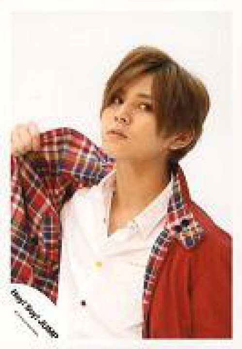楽天市場 中古 生写真 ジャニーズ アイドル Hey Say Jump Hey Say Jump 山田涼介 上半身 衣装赤チェック柄 シャツ白 右手ジャケット 目線右 公式生写真 ネットショップ駿河屋 楽天市場店