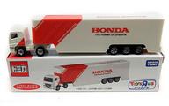 ミニカー<br> Honda レーシングトランスポーター(ホワイト×レッド) 「トイザらスオリジナル トミカ」