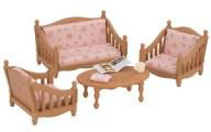 【新品】おもちゃ ソファー・アームチェアセット 「シルバニアファミリー」