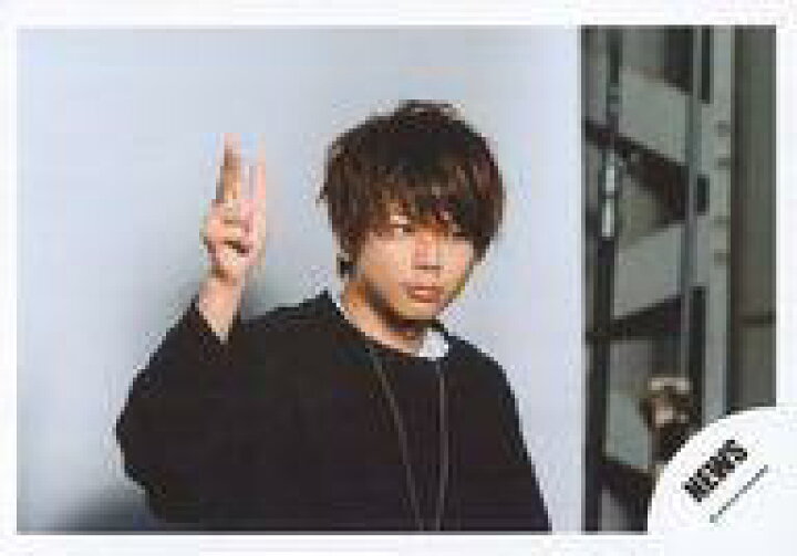 楽天市場 中古 生写真 ジャニーズ アイドル News News 増田貴久 横型 バストアップ 衣装黒 右手ポーズ Lps Pv ジャケ写撮影オフショット 公式生写真 ネットショップ駿河屋 楽天市場店