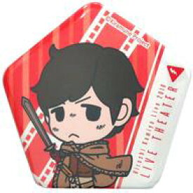 【中古】バッジ・ピンズ(男性) 神谷浩史(背景赤) 当たり缶バッジ(五角形) 「Kiramune Presents Hiroshi Kamiya Live 2016 “LIVE THEATER”」
