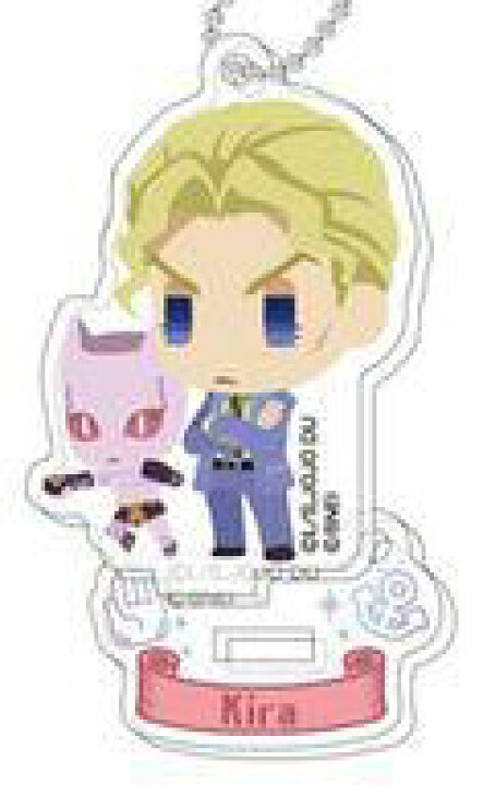 楽天市場 中古 キーホルダー マスコット キャラクター 吉良吉影 ジョジョの奇妙な冒険 第四部 ダイヤモンドは砕けない ジョジョのピタパタポップ スタンドミニアクリルキーホルダー ネットショップ駿河屋 楽天市場店