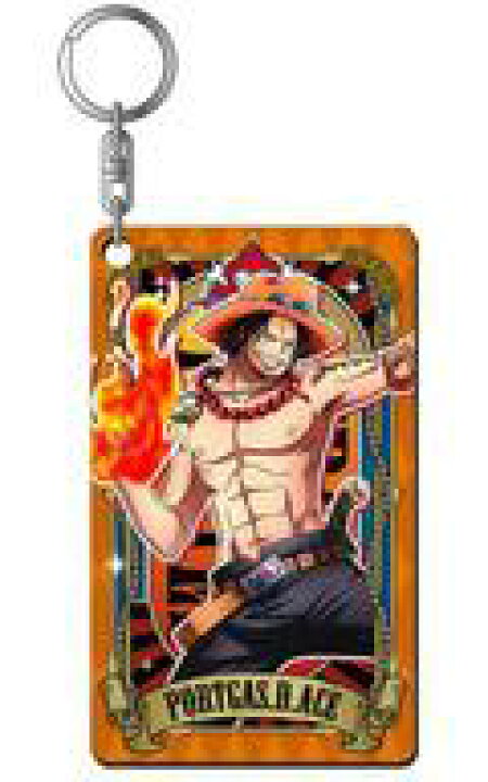 楽天市場 中古 雑貨 ポートガス D エース スペード海賊団 ワンピース アルティメットクルー ホログラムプレートキーホルダー ネットショップ駿河屋 楽天市場店