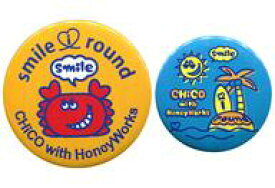 【中古】バッジ・ピンズ(女性) CHiCO with HoneyWorks バッジA(イエロー×ブルー) 「LAWSON presents CHiCO with HoneyWorks first hall tour 2018『smile i round』」 CHiCOガチャ景品