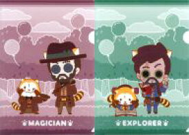 【中古】クリアファイル マジシャン＆冒険家＆ラスカル A4クリアファイル2枚組 「楽天コレクション Identity V 第五人格×ラスカルコレクション【II】〜男性サバイバー編〜」 C-7賞