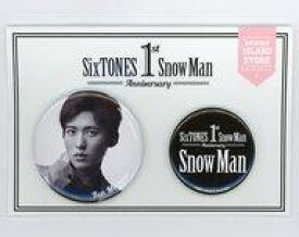 【中古】バッジ・ピンズ [台紙付き] 目黒蓮(Snow Man) 缶バッジセット(2種) 「SixTONES Snow Man 1st Anniversary」