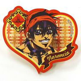 【中古】バッジ・ピンズ ナランチャ・ギルガ 「ジョジョの奇妙な冒険 第五部 黄金の風 ジョジョの奇妙な冒険 第六部 ストーンオーシャン アニメ化記念特別イベント ジョジョ〜新たなる旅立ち〜 vol.2 ハート型ラメアクリルバッジ vol.2」