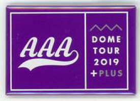 【中古】バッジ・ピンズ(男性) 宇野実彩子 缶バッジ 長方形B(パープル) 「AAA DOME TOUR 2019 +PLUS POPUP STORE」