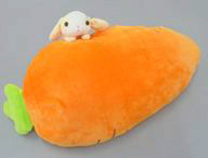 楽天市場 中古 クッション 抱き枕 本体 みるくてぃーちゃん もちふわにんじんクッション ぽてうさろっぴー ネットショップ駿河屋 楽天市場店