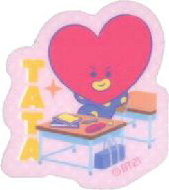 【中古】食玩 ステッカー・シール 7.TATA(ブイ)/school desk 「BT21グミ2」