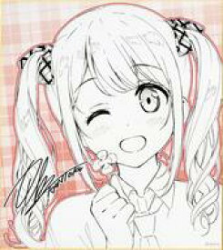 【中古】紙製品 カントクイラスト 複製サイン入り色紙 軸中心派 2018 SUMMERキャンペーン品