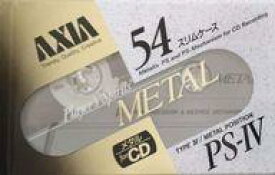 【中古】家電サプライ AXIA オーディオカセットテープ PS IV Metal 54分 [PS-4 B 54]
