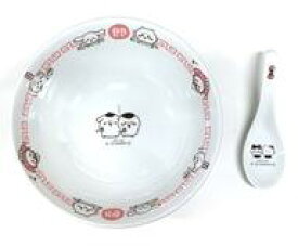 【中古】皿・茶碗 集合 ラーメンどんぶり＆レンゲセット 「ちいかわ なんか小さくてかわいいやつ×サンリオキャラクターズ」