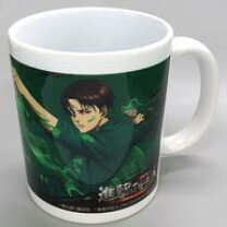 駿河屋 - [買取]リヴァイ·アッカーマン メモリアルカップ 「進撃の巨人 オンライン展覧会」(マグカップ·湯のみ