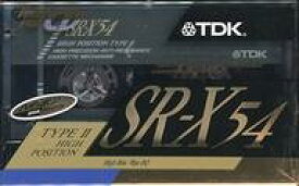 【中古】家電サプライ TDK オーディオカセットテープ SR-X 54分 [SR-X54M]