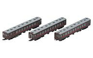 【中古】鉄道模型 1/150 真岡鐵道 50系客車(赤帯)セット(3両セット) [98213]