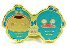 【中古】バッジ・ピンズ くりまんじゅう＆ハンギョドン 「ちいかわ なんか小さくてかわいいやつ×サンリオキャラクターズ ピンズコレクション」
