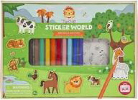 【中古】おもちゃ 色塗りステッカーセット たくさんの動物
