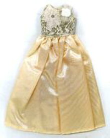 【中古】ドールアクセサリー 22cm用 ノースリーブラメドレス(ベージュ) お人形教室SPドレス リカちゃんキャッスル・イベント限定