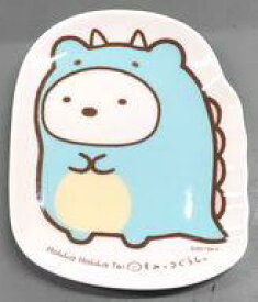 【中古】皿・ボウル しろくま(きょうりゅうのきぐるみ) ダイカットプレート 「すみっコぐらし×ほっかほっか亭」 メニュー注文特典
