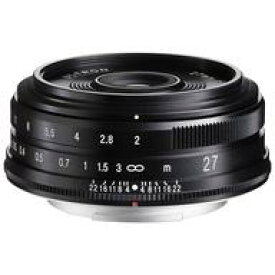 【新品】カメラ コシナ 標準レンズ voightlander フォクトレンダー ULTRON 27mm F2 (富士フイルム/Xマウント) (ブラック) [ULTRON 27mm F2]