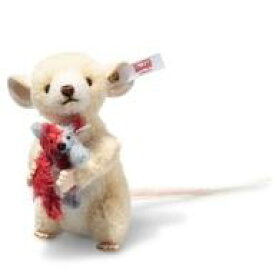 【新品】ぬいぐるみ Lina mouse with Harlequin Teddy bear-リナマウスとハーレークインテディベア- ぬいぐるみ 11cm