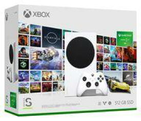 【中古】Xbox Seriesハード Xbox Series S本体 512GB スターターバンドル (Xbox Game Pass Ultimate 3ヶ月利用権 同梱版) [RRS-00159]