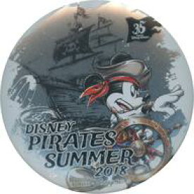 【中古】バッジ・ピンズ ミッキーマウス 缶バッジ 「ディズニー・パイレーツ・サマー2018」 東京ディズニーシー限定