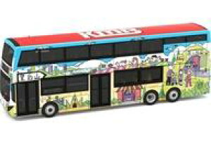 yViz~jJ[ Tiny City {{ B8L MCV KMB 12.8m (78B) Queenfs Bus Hill Bus Drawing Competition (XE1601) [KMB2023057]