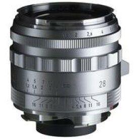 【新品】カメラ コシナ フォクトレンダー 広角レンズ NOKTON Vintage Line 28mm F1.5 Aspherical VM Type II (ライカ/Mマウント) (シルバー)