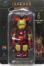 【中古】トレーディングフィギュア BE＠RBRICK-ベアブリック- 6.アイアンマン マーク6 「Happyくじ BE＠RBRICK MARVEL Infinity SAGA 『IRON MAN』」 ベアブリック賞