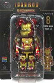 【中古】トレーディングフィギュア BE＠RBRICK-ベアブリック- 8.アイアンマン マーク42 「Happyくじ BE＠RBRICK MARVEL Infinity SAGA 『IRON MAN』」 ベアブリック賞