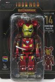 【中古】トレーディングフィギュア BE＠RBRICK-ベアブリック- 14.アイアンマン マーク50(バトルダメージVer.) 「Happyくじ BE＠RBRICK MARVEL Infinity SAGA 『IRON MAN』」 ベアブリック賞